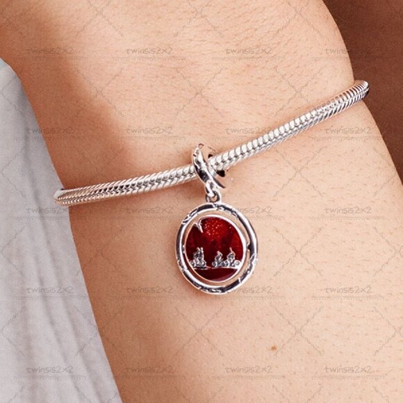 Pandora Stranger Things Glow-in-the-dark Upside Down Dangle Charm - Picture 2 of 2